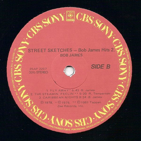 Bob James - Street Sketches - Bob James Hits 2 (Vinyl, LP, Compilation) Very Good Plus (VG+) / Near Mint (NM or M-)