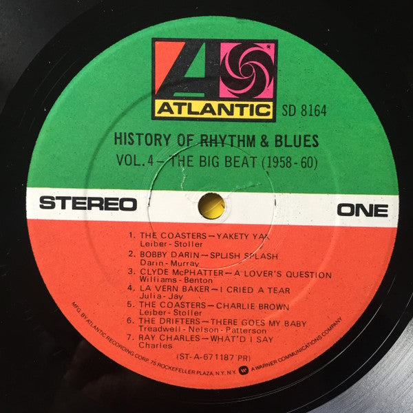 Various - History Of Rhythm & Blues Volume 4: The Big Beat 1958-60 (Vinyl, LP, Compilation, Reissue, Stereo) Very Good (VG) / Very Good (VG)