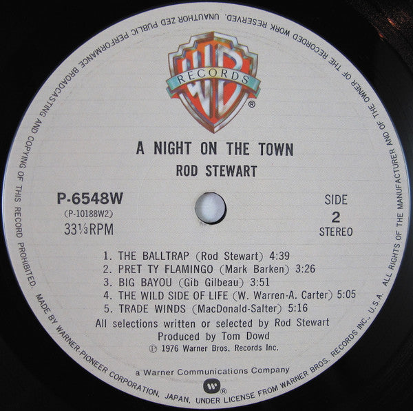 Rod Stewart - A Night On The Town (Vinyl, LP, Album, Reissue)
