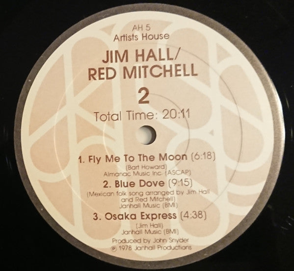 Jim Hall - Jim Hall / Red Mitchell (Vinyl, LP, Album) Very Good Plus (VG+) / Very Good Plus (VG+)