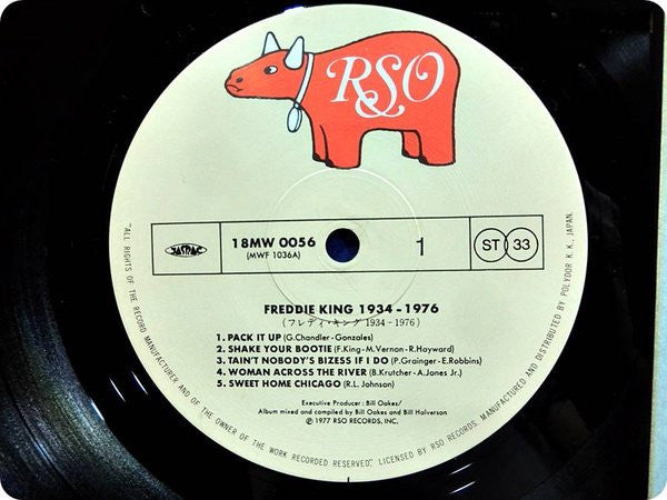 Freddie King - Freddie King (1934-1976) (Vinyl, LP, Compilation, Reissue) Very Good Plus (VG+) / Very Good Plus (VG+)