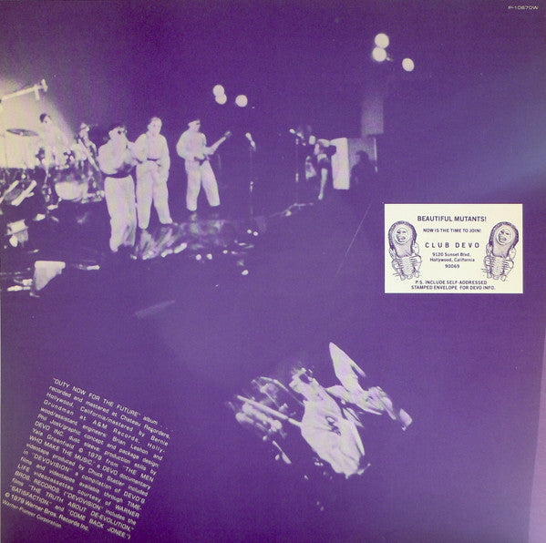 Devo - Duty Now For The Future (Vinyl, LP, Album, Stereo) Near Mint (NM or M-) / Very Good (VG)