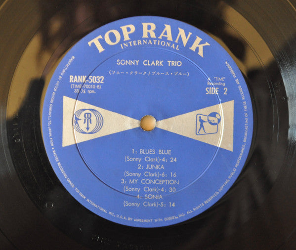 Sonny Clark Trio - Sonny Clark Trio (Vinyl, LP, Album, Mono) Good Plus (G+) / Very Good (VG)