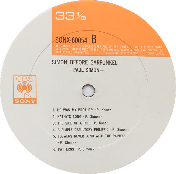 Paul Simon - Simon Before Garfunkel (Recorded In 1964) (Vinyl, LP, ...