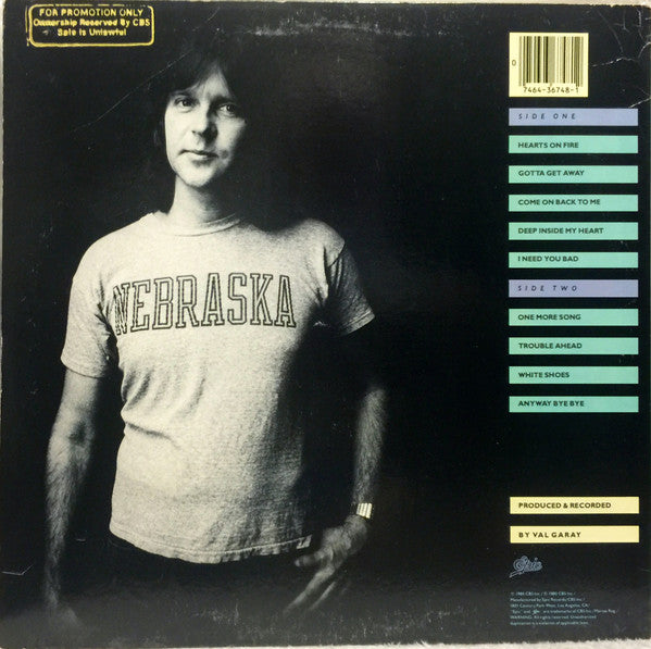 Randy Meisner - One More Song (Vinyl, LP, Album, Stereo) Very Good Plus (VG+) / Very Good Plus (VG+)
