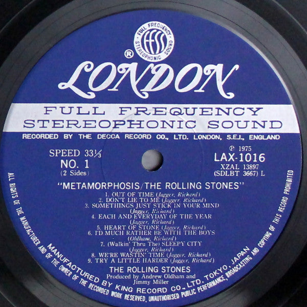 The Rolling Stones - Metamorphosis (Vinyl, LP, Compilation, Limited...