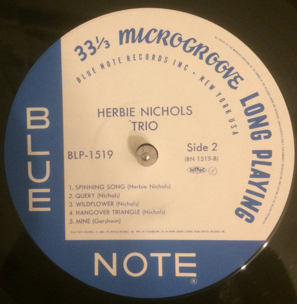 Herbie Nichols Trio - Herbie Nichols Trio (Vinyl, LP, Album, Reissue, Mono) Near Mint (NM or M-) / Near Mint (NM or M-)