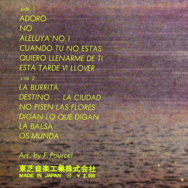 Franck Pourcel Et Son Grand Orchestre - Adoro (Vinyl, LP, Album, Compilation, Reissue, Stereo) Very Good Plus (VG+) / Very Good Plus (VG+)