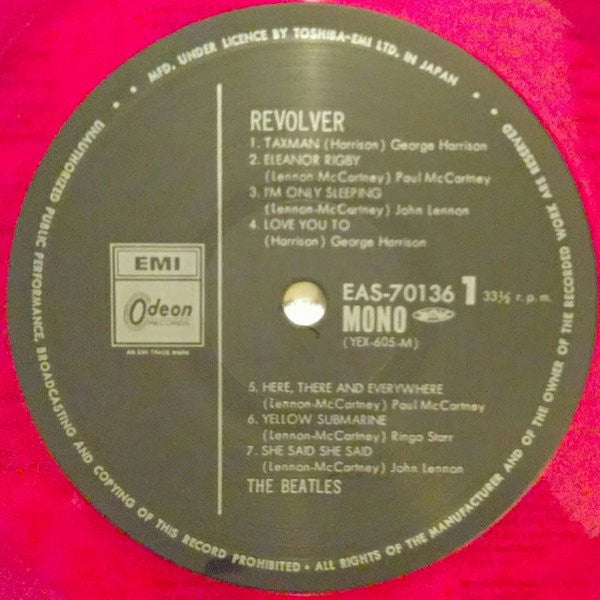 The Beatles - Revolver (Vinyl, LP, Album, Mono, Reissue) Near Mint (NM or M-) / Very Good Plus (VG+)