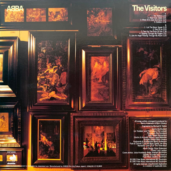 ABBA - The Visitors = ザ・ビジターズ (Vinyl, LP, Album, Stereo)