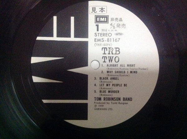 Tom Robinson Band - TRB Two (Vinyl, Vinyl, LP, Album, Promo, 7", 45 RPM, Single, Promo) Very Good Plus (VG+) / Very Good Plus (VG+)