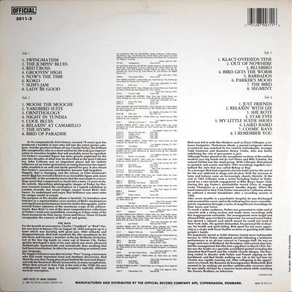 Charlie Parker - Boss Bird! (2xVinyl, LP, Compilation) Very Good (VG) / Very Good (VG)
