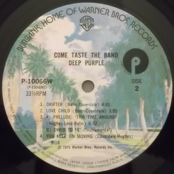 Deep Purple - Come Taste The Band (Vinyl, LP, Album, Stereo)