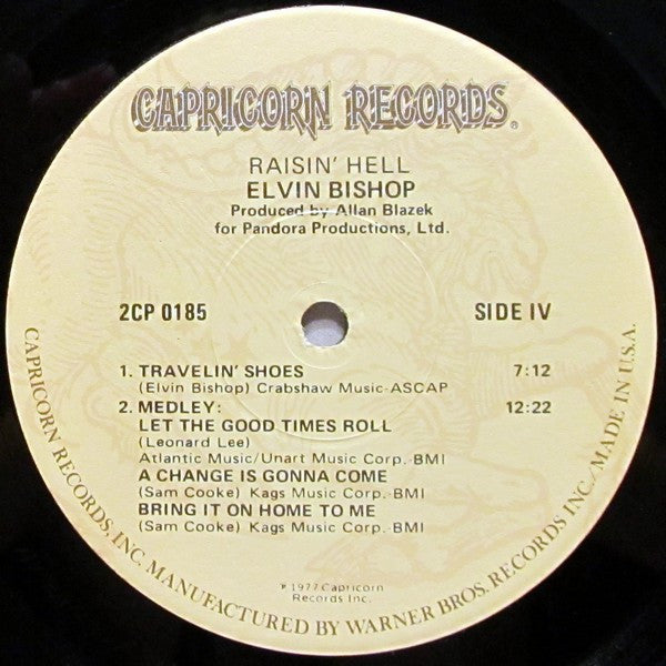 Elvin Bishop - Raisin' Hell (2xVinyl, LP, Album) Very Good Plus (VG+) / Very Good (VG)