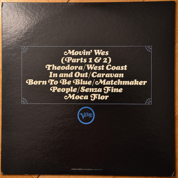 Wes Montgomery - Movin' Wes (Vinyl, LP, Album, Stereo) Very Good Plus (VG+) / Very Good (VG)