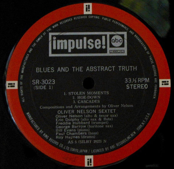 Bill Evans - The Blues And The Abstract Truth (Vinyl, LP, Album, Re...