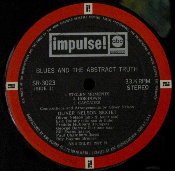 Bill Evans - The Blues And The Abstract Truth (Vinyl, LP, Album, Reissue, Stereo) Very Good (VG) / Good Plus (G+)