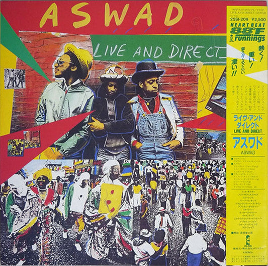 Aswad - Live And Direct (Vinyl, LP, Album) Very Good (VG) / Very Good (VG)