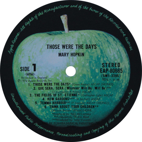 Mary Hopkin - Those Were The Days (Vinyl, LP, Compilation)