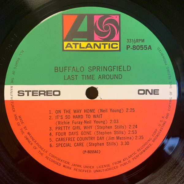 Buffalo Springfield - Last Time Around (Vinyl, LP, Album, Reissue, Stereo) Very Good Plus (VG+) / Very Good Plus (VG+)