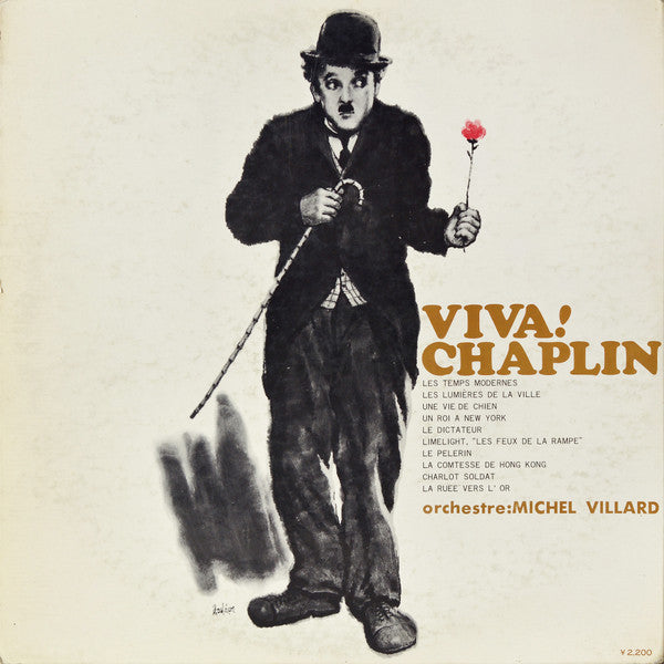 Michel Villard Et Son Orchestre - Viva! Chaplin (Vinyl, LP, Stereo)