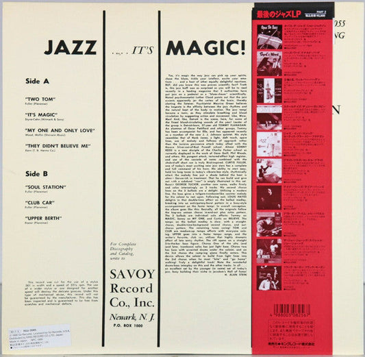 Curtis Fuller - Jazz ... It's Magic! (Vinyl, LP, Album, Mono) Very Good Plus (VG+) / Very Good (VG)