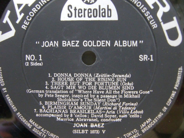 Joan Baez - Golden Album (Vinyl, LP, Compilation, Special Edition, ...