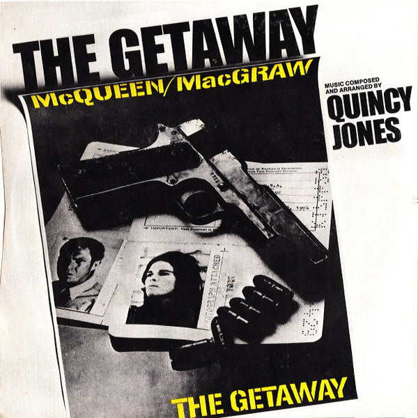 Quincy Jones - Getaway = The Getaway The Love Theme ("Faraway Forever") (Vinyl, 7", 45 RPM, Single) Very Good (VG) / Very Good (VG)