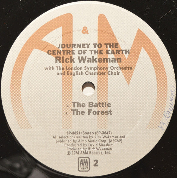 Rick Wakeman - Journey To The Centre Of The Earth (Vinyl, LP, Album, Club Edition) Very Good (VG) / Very Good (VG)