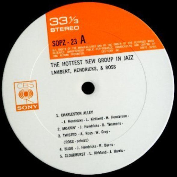 Lambert, Hendricks & Ross - The Hottest New Group In Jazz (Vinyl, L...