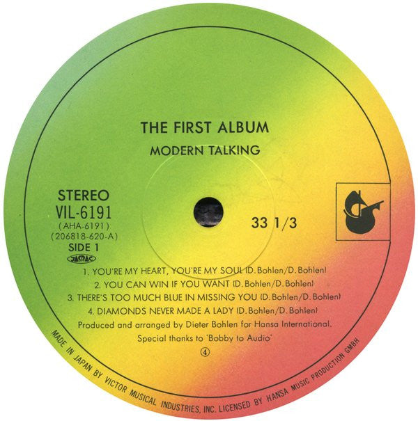 Modern Talking - The 1st Album (Vinyl, LP, Album) Very Good Plus (VG+) / Very Good Plus (VG+)