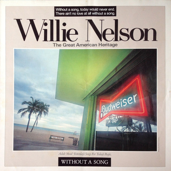Willie Nelson - Without A Song (Vinyl, LP, Album, Stereo)
