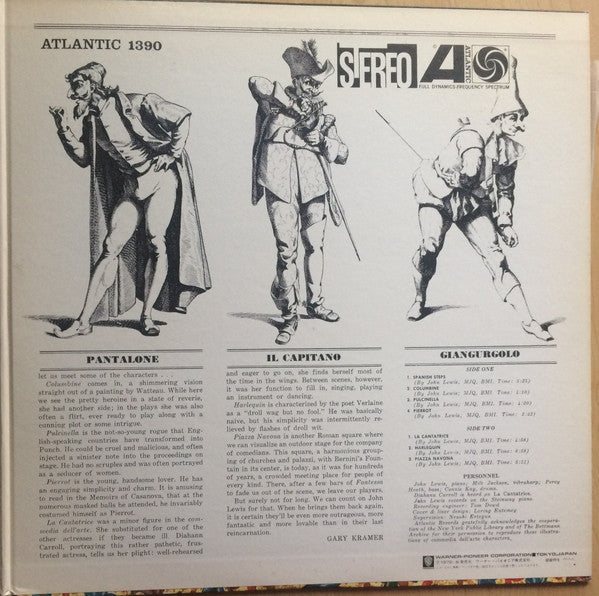 The Modern Jazz Quartet - The Comedy (Vinyl, LP, Album, Reissue, Stereo) Very Good Plus (VG+) / Very Good Plus (VG+)