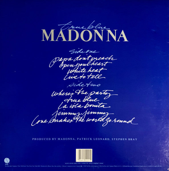 Madonna - True Blue (Vinyl, LP, Album)