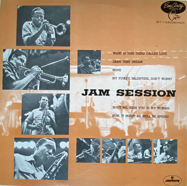 Clifford Brown - Jam Session (Vinyl, LP, Album, Reissue, Mono) Very Good Plus (VG+) / Very Good (VG)