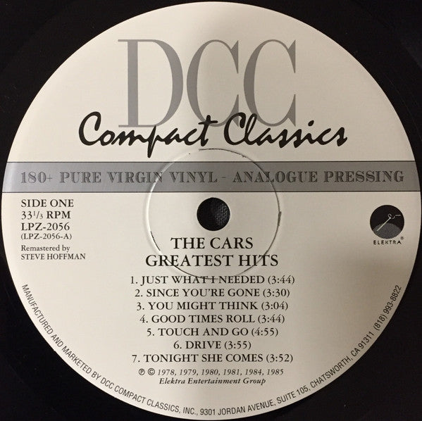 The Cars - Greatest Hits (Vinyl, LP, Compilation, Limited Edition, Numbered) Near Mint (NM or M-) / Near Mint (NM or M-)