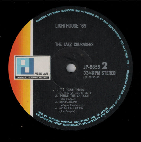 The Crusaders - Lighthouse '69 (Vinyl, LP, Album, Reissue, Stereo)