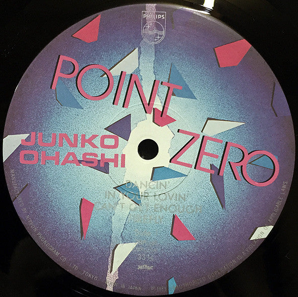 Junko Ohashi - Point Zero (Vinyl, LP, Album, Stereo)