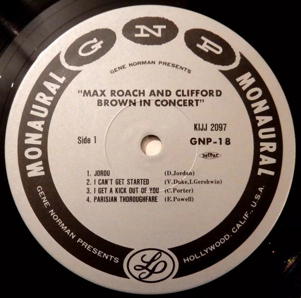 Gene Norman - In Concert (Vinyl, LP, Album, Reissue, Mono) Very Good (VG) / Near Mint (NM or M-)