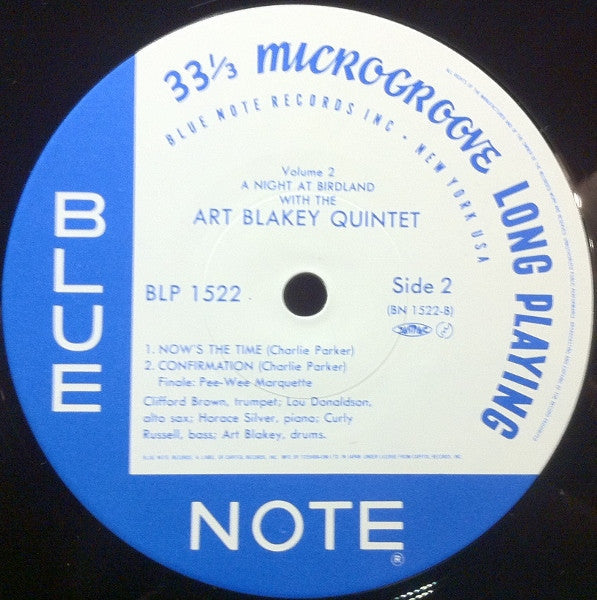 Art Blakey Quintet - A Night At Birdland Volume 2 (Vinyl, LP, Compi...