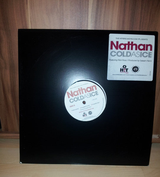 Nathan - Cold As Ice (Vinyl, 12", 33 ⅓ RPM, Promo) Very Good Plus (VG+) / Very Good (VG)