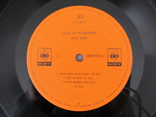 Miles Davis - Filles De Kilimanjaro (Vinyl, LP, Album, Stereo)