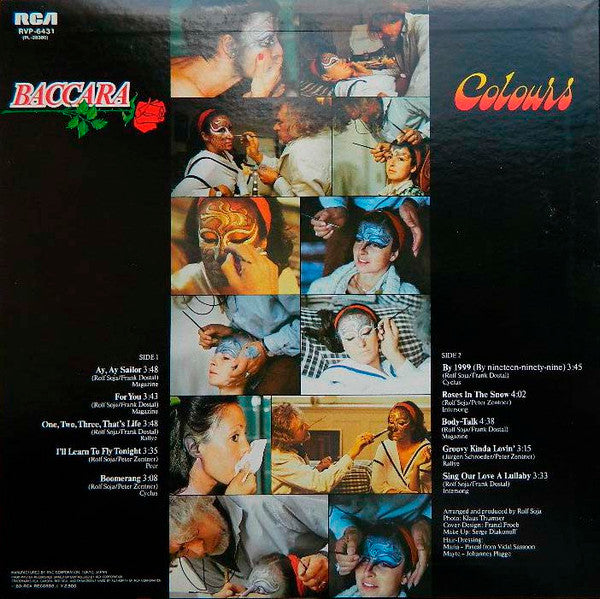 Baccara - Colors (Vinyl, LP, Album, Promo) Very Good (VG) / Very Good (VG)