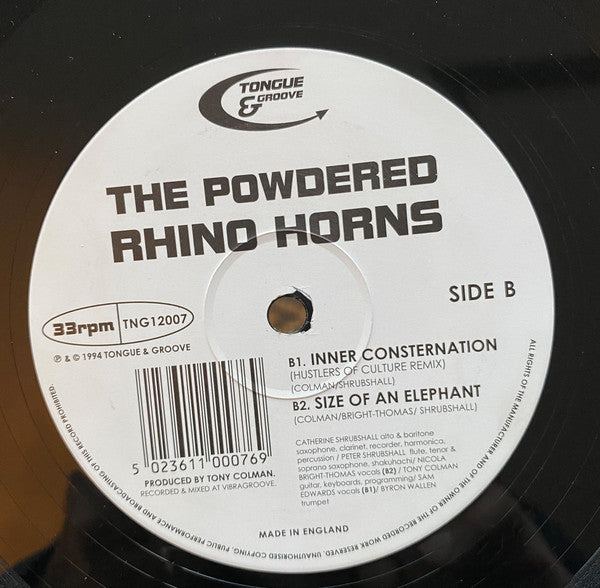 The Powdered Rhino Horns - Astral Visions (Vinyl, 12", 33 ⅓ RPM) Very Good (VG) / Very Good (VG)
