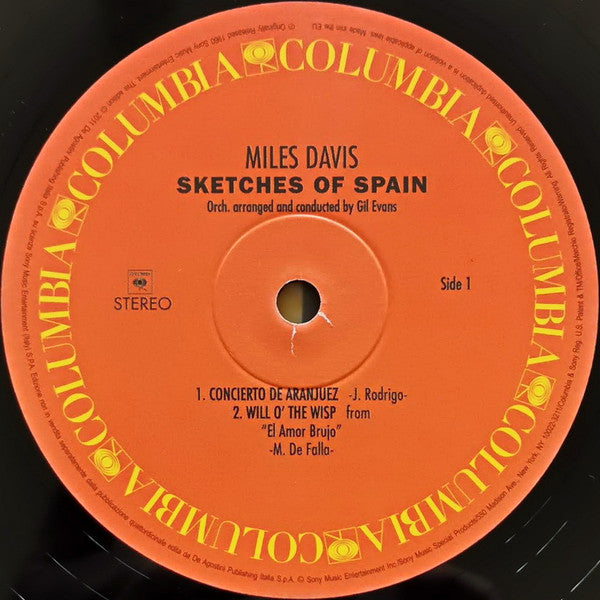 Miles Davis - Sketches Of Spain (Vinyl, LP, Album, Reissue, Stereo) Very Good (VG) / Very Good (VG)