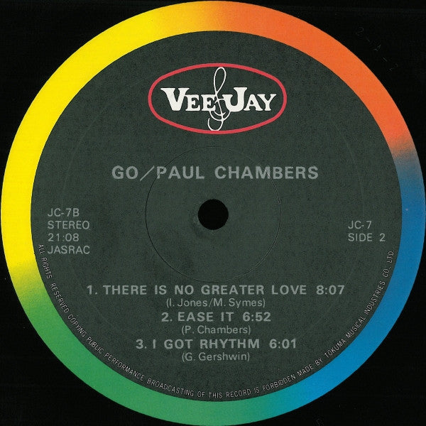 Paul Chambers (3) - Go... (Vinyl, LP, Album, Reissue, Stereo)