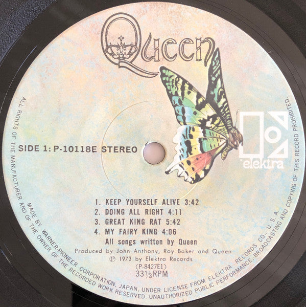 Queen - Queen = 戦慄の王女 (Vinyl, LP, Album, Reissue, Stereo)