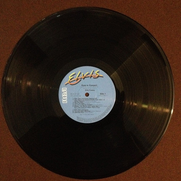 Elvis Presley - Elvis In Concert = エルヴィス・イン コンサート77 (Vinyl, LP, Alb...