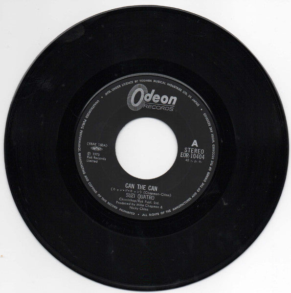 Suzi Quatro - Can The Can (Vinyl, 7", 45 RPM, Single, Stereo) Very Good (VG) / Very Good (VG)