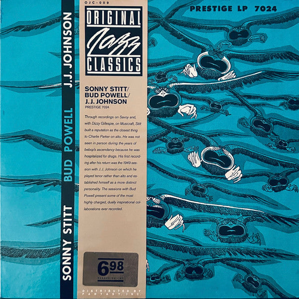 Sonny Stitt - Sonny Stitt / Bud Powell / J.J. Johnson (Vinyl, LP, Album, Compilation, Reissue, Mono) Good Plus (G+) / Very Good (VG)